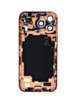 Back Housing Frame with Small Components Pre-Installed for iPhone 17 Pro Max (COSMIC ORANGE) (US Version) (OEM Pull B Grade)