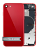 Back Housing Frame (RED) (OEM Pull B Grade) with Small Components Pre-Installed for iPhone SE (2020)