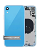 Back Housing Frame with Small Components Pre-Installed for iPhone XR (BLUE) (OEM Pull B Grade)