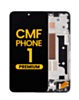 OLED Assembly with Frame for Nothing CMF Phone 1 (BLACK) (Premium)