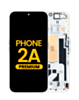 OLED Assembly with Frame for Nothing Phone 2A (WHITE) (Premium)
