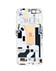 OLED Assembly with Frame for Nothing Phone 2A (WHITE) (Premium)