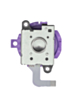 3D Analog Joystick Cap Thumbstick for Nintendo Switch 2 Joy Con Controller (PURPLE)