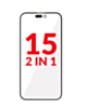 2-in-1 (Front Glass + OCA) for iPhone 15 (Premium) (Pack of 10)