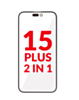 2-in-1 (Front Glass + OCA) for iPhone 15 Plus (Premium) (Pack of 10)