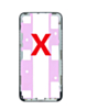 Metal Frame for iPhone X (Premium) (Pack of 10)