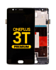 LCD Assembly with Frame for OnePlus 3T (A3010) (BLACK) (Premium)