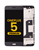 LCD Assembly with Frame for OnePlus 5 (A5000) (BLACK) (Premium)