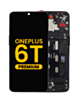 OLED Assembly with Frame for Oneplus 6T (A6010 / A6013) (MIRROR BLACK) (Premium)
