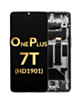 OLED Assembly with Frame for Oneplus 7T (HD1901) (BLACK) (Premium)