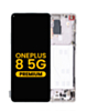 OLED Assembly with Frame for OnePlus 8 5G (POLAR SILVER) (Premium)