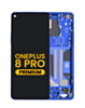 OLED Assembly with Frame for OnePlus 8 Pro (ULTRAMARINE BLUE) (Premium)