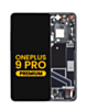 OLED Assembly with Frame for OnePlus 9 Pro (Not Compatible with Verizon 5G UW Model) (BLACK) (Premium)