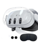 Transparent Case with Dust Cover, Cloth & Thumb Grip for Quest 3 (Only Ground Shipping)