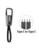 Onten USB C-C Keyring Style Lanyard Fast Charging Cable (0.3ft) (60w) (Only Ground Shipping)