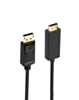 Onten Display Cable for DP Male to HDMI (BLACK) (6ft) (Only Ground Shipping)