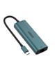 Onten 6in1 USB C Expander (Ethernet + microSD / SD Card Reader + USB 2.0 + USB 3.0 + 5v Input) (Only Ground Shipping)