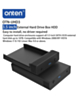 Onten USB 3.0''' to 3.5'' External Hard Drive Box (Supports SATA / HDD / SSD) (Only Ground Shipping)