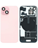 Back Glass with MagSafe Magnet & NFC & Flashlight Flex for iPhone 15 (PINK) (OEM Pull B Grade)