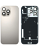 Buy the Natural Titanium Back Glass with Frame, Wireless NFC Charging Flex, and MagSafe Magnet for iPhone 16 Pro Max, OEM Pull B Grade.
