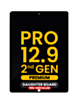 LCD and Digitizer Assembly for iPad Pro 12.9 (2nd Gen / 2017) (BLACK) (Daughter Board Pre-Installed) (Premium)