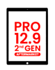 Digitizer Glass for iPad Pro 12.9 (2nd Gen / 2017) (BLACK) (Aftermarket Plus)