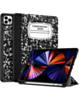 Old Style Notebook Design Case - Composition Book for iPad Pro 12.9 (3rd / 4th / 5th / 6th) (Only Ground Shipping)