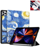 Old Style Notebook Design Case - Starry Night for iPad Air 13 2024 / Pro 12.9 (3rd / 4th / 5th / 6th) (Only Ground Shipping)