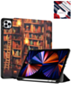 Old Style Notebook Design Case - Library for iPad Air 13 2024 / Pro 12.9 (3rd / 4th / 5th / 6th) (Only Ground Shipping)