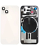 Order the starlight OEM pull A grade back glass with frame, wireless NFC charging flex, and MagSafe magnet for iPhone 14.

