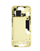 Middle Frame with Small Parts for iPhone 15 (YELLOW) (US Version) (OEM PULL B Grade)