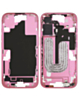 Middle Frame with Photo Capture Button and Small Parts for iPhone 16 (PINK) (International Version) (OEM Pull A Grade)