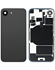 Back Glass with Frame and Wireless NFC Charging Flex and MagSafe Magnet for iPhone 16e (BLACK) (OEM Pull A Grade)