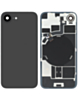 Back Glass with Frame and Wireless NFC Charging Flex and MagSafe Magnet for iPhone 17e (BLACK) (OEM Pull A Grade)