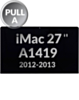 iMac 27" Retina 2K (A1419, Late 2012 / Late 2013) (LM270WQ1 SDF1 / F2) LCD Assembly (OEM Pull A Grade) (Only Ground Shipping)