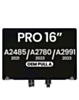 LCD Assembly for MacBook Pro 16" A2485 (2021) Pro / Max / A2780 (2023) / A2991 (2023) (OEM Pull A Grade) (SILVER)