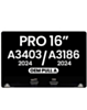 LCD Assembly for MacBook Pro 16" (A3403 / A3186 Late 2024) (OEM Pull A Grade) (SPACE BLACK)