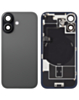 Back Glass with Frame and Wireless NFC Charging Flex and MagSafe Magnet for iPhone 17 (BLACK) (OEM Pull B Grade)