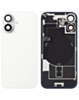 Back Glass with Frame and Wireless NFC Charging Flex and MagSafe Magnet for iPhone 17 (WHITE) (OEM Pull B Grade)