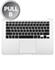 Top Case with US Keyboard (OEM Pull B Grade) for MacBook Air 13" (A1466 / Mid 2013 / Early 2014 / Early 2015 / Mid 2017)
