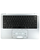 Top Case with US Keyboard (SPACE GRAY) for MacBook Pro 14" (A2442 / Late 2021) / Pro 14" (A2779/ early 2023)(Oem Pull B GRADE)
