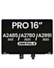 LCD Assembly (SILVER) (OEM Pull B Grade) for MacBook Pro 16" (A2485 / Late 2021) /(A2780 / Late 2023 / (A2991 / Late 2023)