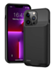 Soft Rubber Slim Charging Case (7000 mAh) for iPhone 13 (BLACK) (Only Ground Shipping)