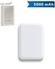Wireless Charging MS Power Bank (WHITE) (5000 mAh / 5W) (Only Ground Shipping)