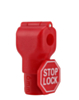 Peg Red Hook Locks with One Key to Open (6mm) (Pack of 100) (Only Ground Shipping)