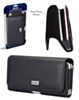 EVO 6.9" Horizontal Pouch with Belt Clip - BLACK (Only Ground Shipping)