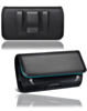 6.9" Horizontal Nylon Cell Phone Belt Clip Holster Carrying Pouch with Card Holder (Only Ground Shipping)