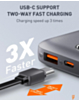 LDNIO PQ10 Ultra-thin Digital Display Power Bank (10000 mAh / 22.5W) (Only Ground Shipping)