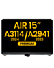 LCD Assembly (SILVER) (Premium) for MacBook Air 15" (A3114 / 2024) / (A2941 / Mid 2023)