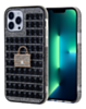 Crystal Stones Case with Bag Adornment - BLACK for iPhone 7G / 8G / SE 2020 (Only Ground Shipping)